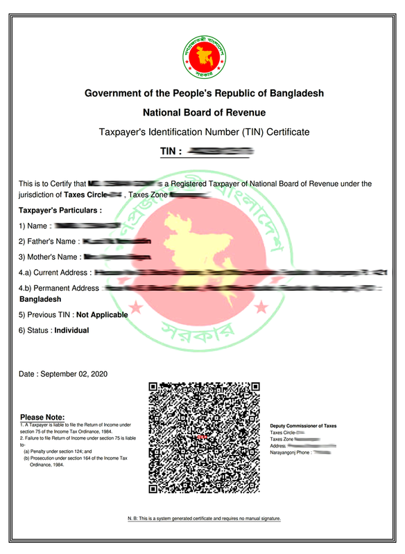 e tin certificate apply by osmanitinfo