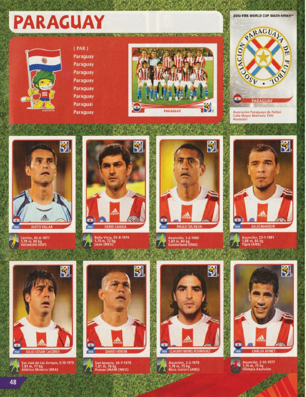 Album Panini Sudáfrica 2010-48