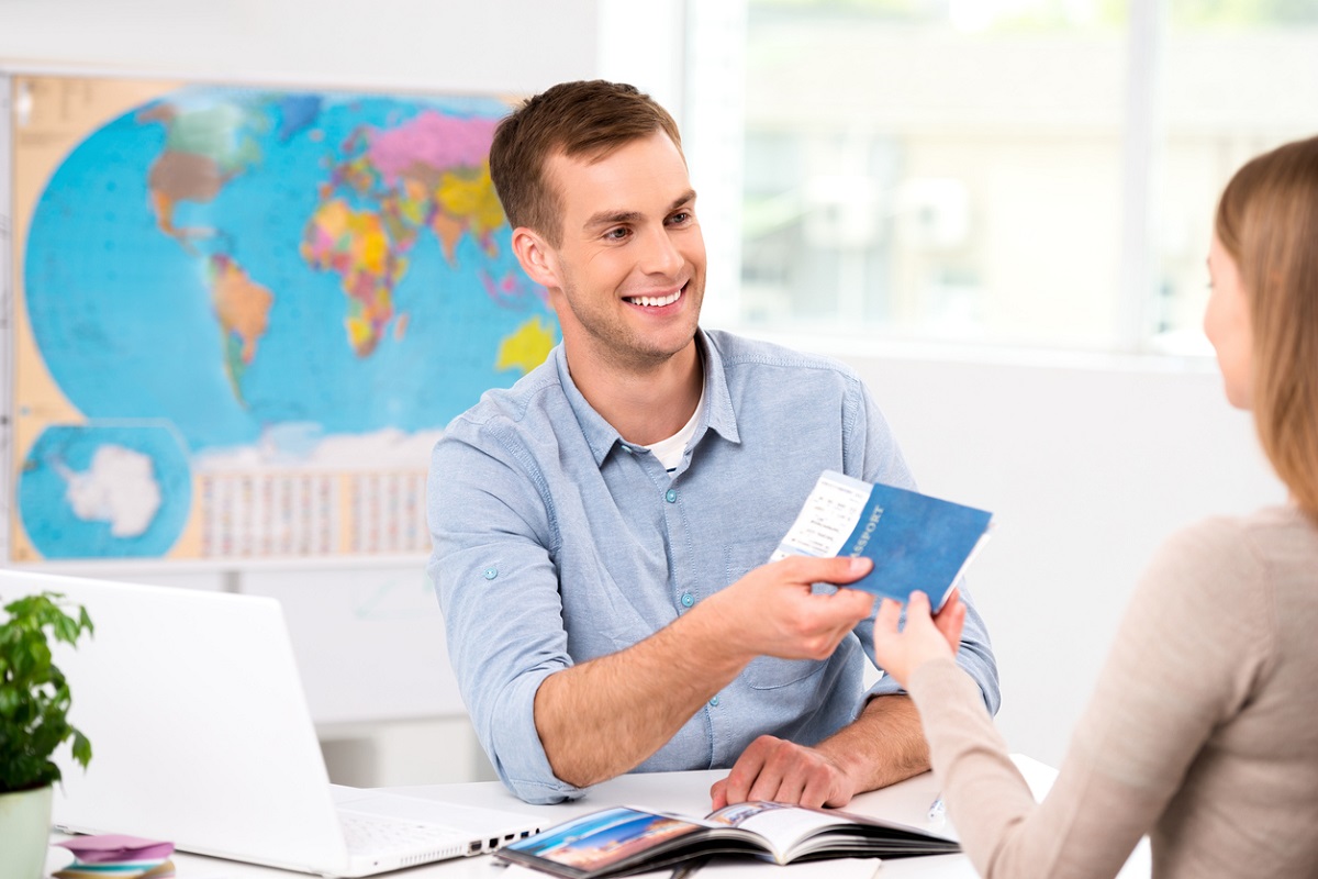 Visa Services — passport and ticket handover