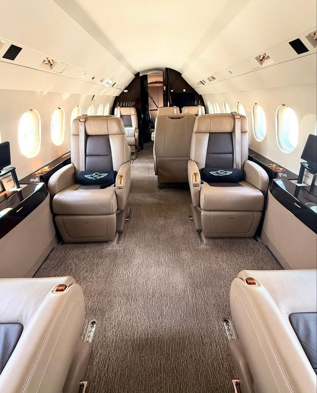 Private Jet Interior