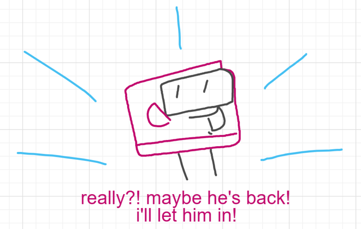A panel from The Prime Number Few, episode eight of the Board Boards object show by Furretwalk/WalkingFurret.