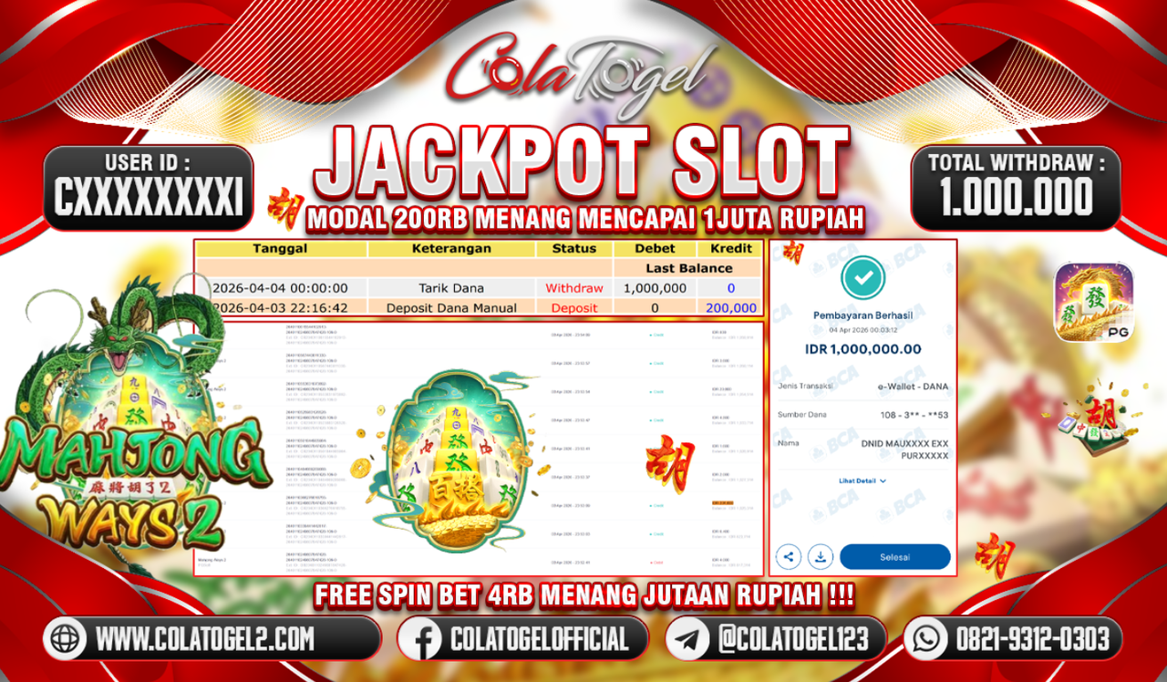 JACKPOT SLOT GACORR!!