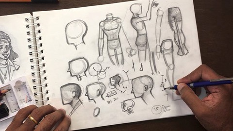 Sketching Course For Beginners Step-by-step Learning