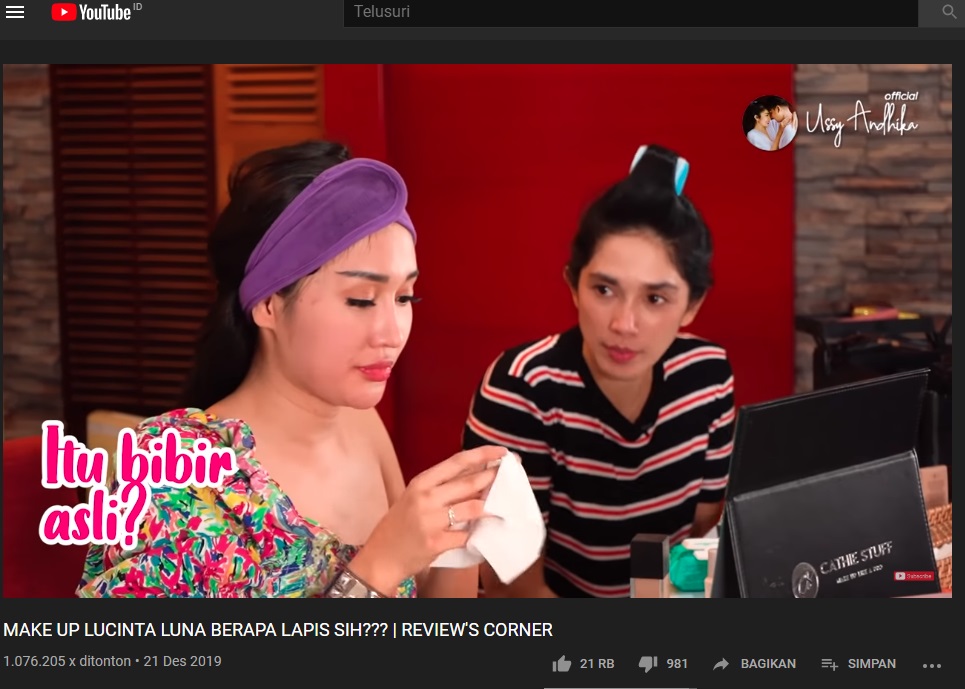 Lucinta Luna dan Ussy Sulistiawaty
