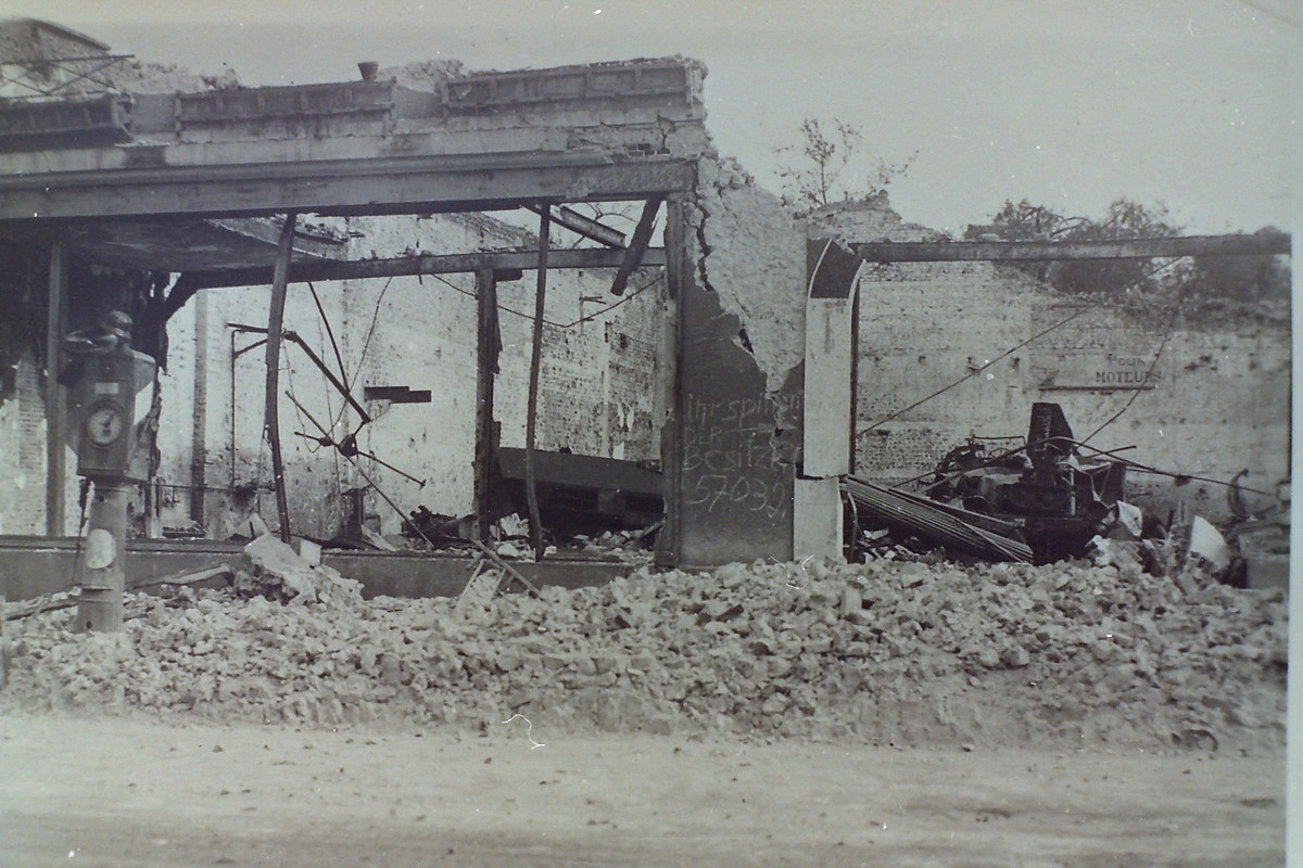 (1944-09) bombardement  Rue Louis Pasteur 1
