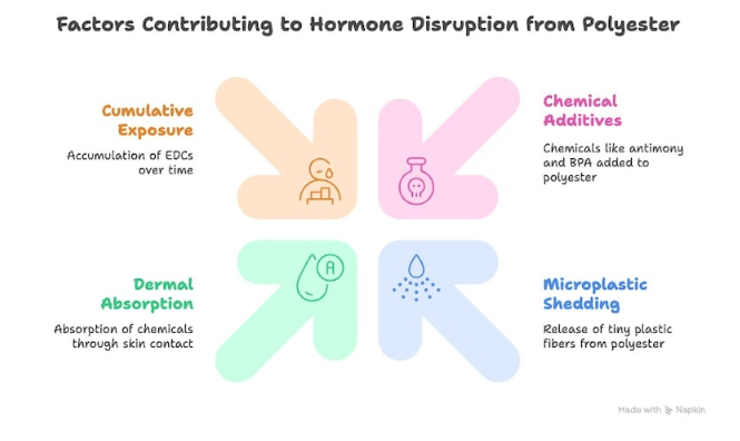Disruptores endocrinos poliéster