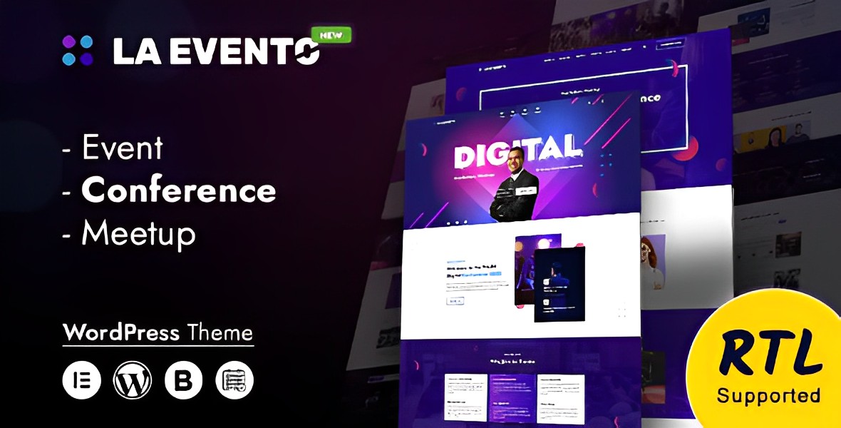 La Evento – An Organized Event WordPress Theme