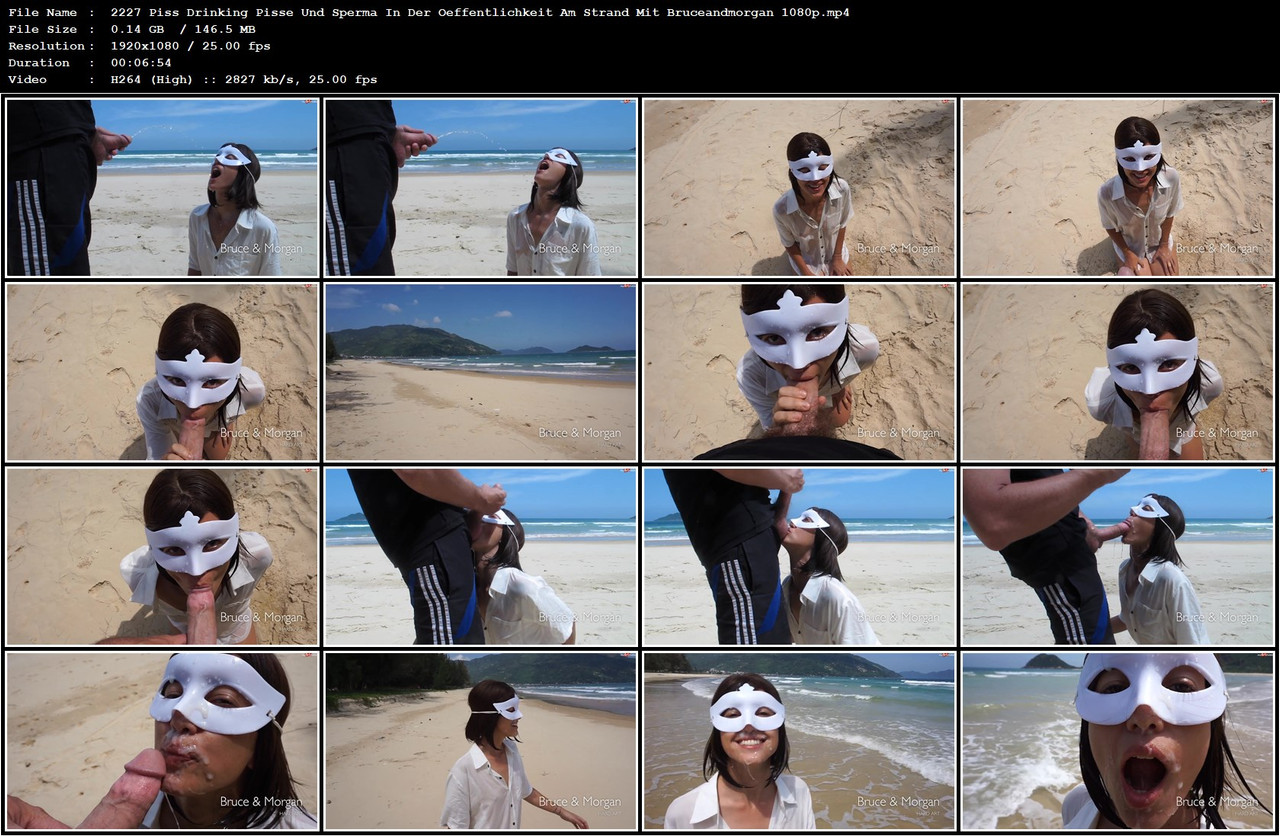 2227 Piss Drinking Pisse Und Sperma In Der Oeffentlichkeit Am Strand Mit Bruceandmorgan 1080p mp4