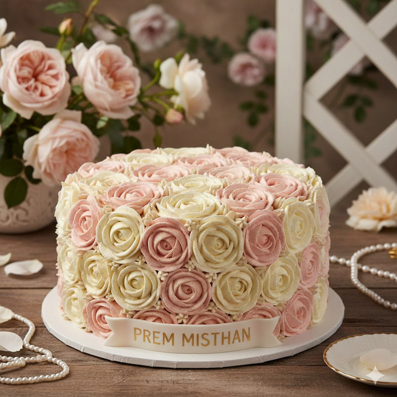 Vanilla Rose Cake