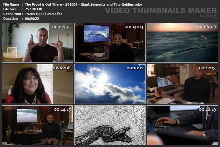 The Proof is Out There - S01E04 - Giant Serpents and Tiny Goblins.mkv
