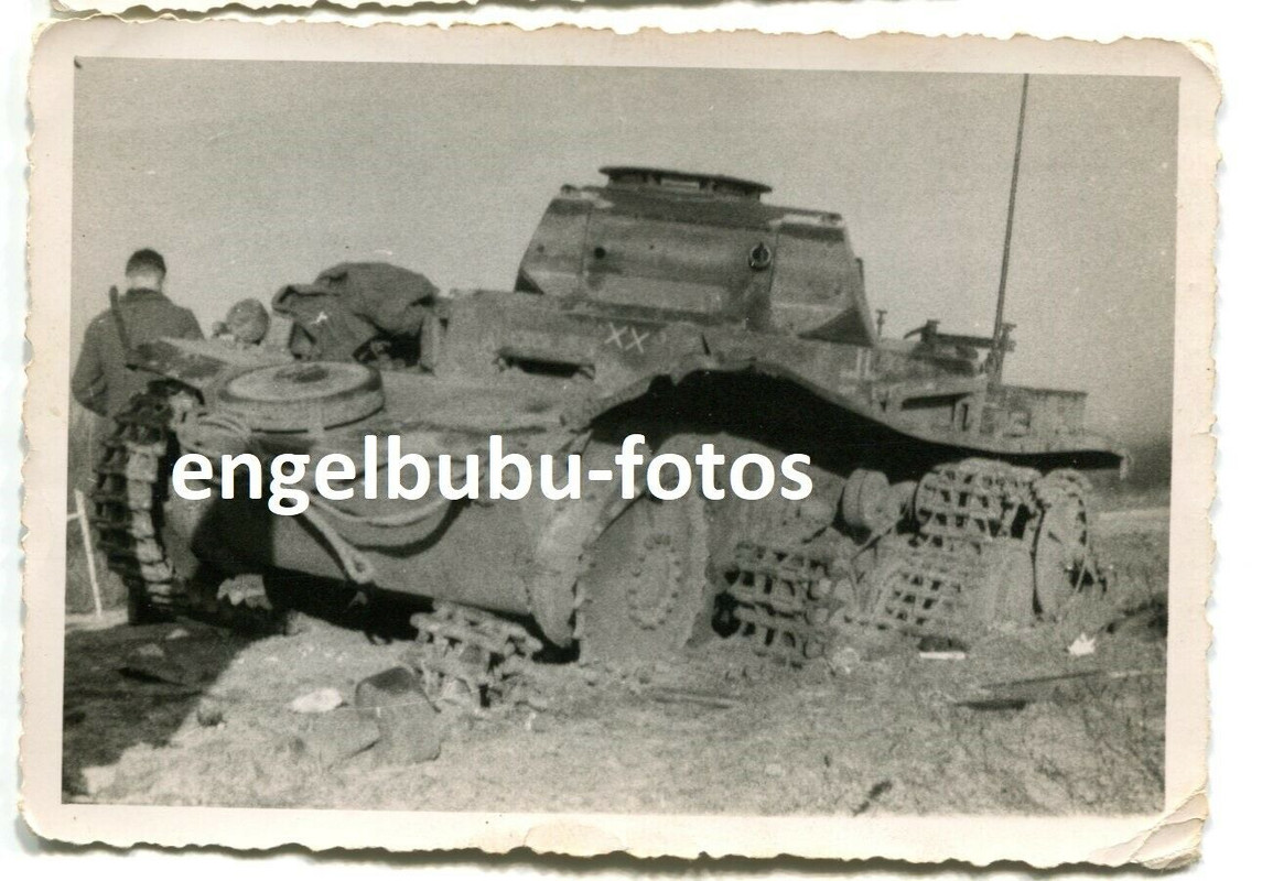 FOTO - PANZER - Panzer II - Einsatz OSTFRONT - seltene Ausführung - Antenne