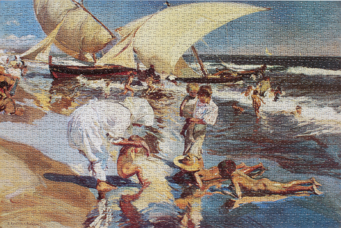 49 PLAYA DE VALENCIA A LA LUZ DE LA MAÑANA (1500) (Educa)