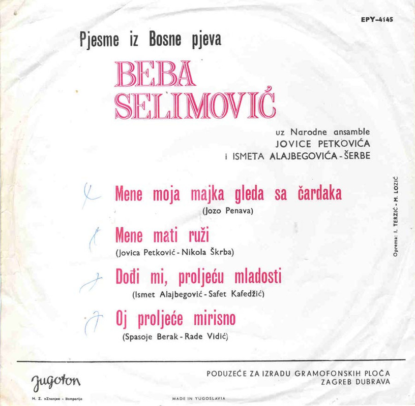 Beba Selimovic 1969 b
