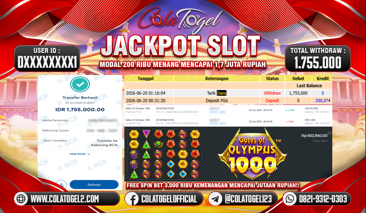 JACKPOT SLOT GACOR!!