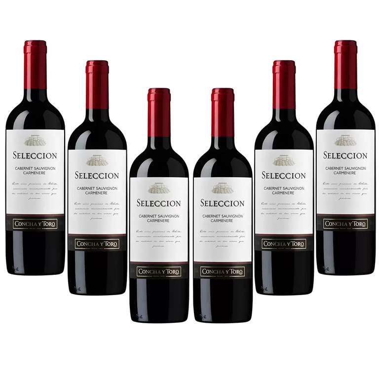 Costco: Vino Tinto Seleccion Concha y Toro 6/750ml
