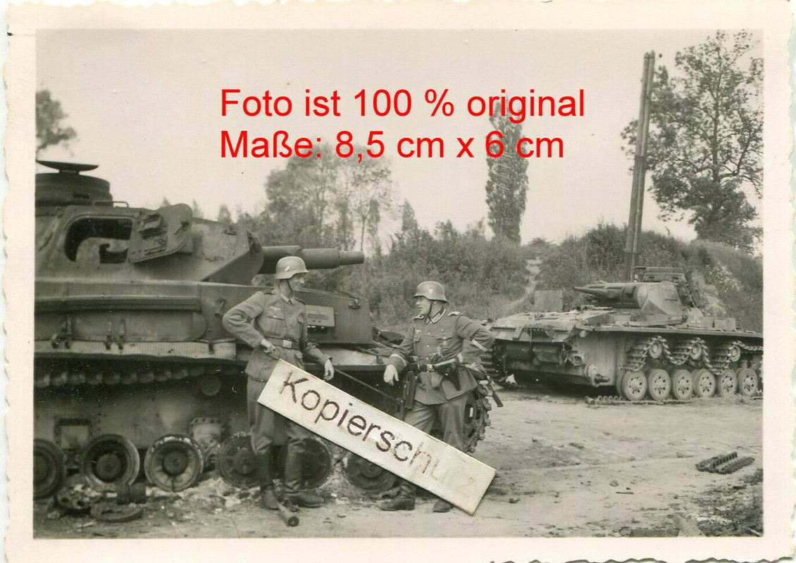 Frankreich , zerstörte deutsche Panzer bei Le Quesnoy am 23. Mai 1940