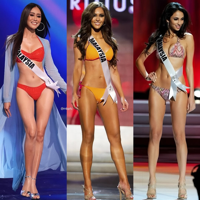 Miss Universe Malaysia with the Sexiest Body Ever Proportionate and Perfect ratio Look at that