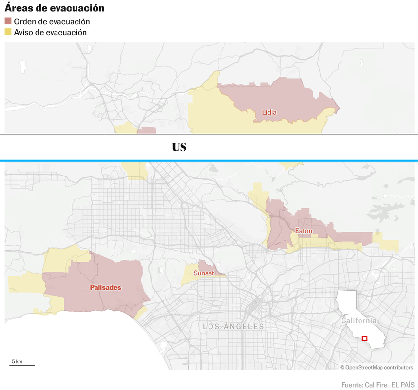 Screenshot 2025-01-09 at 20-35-15 Mapas Así se extienden los incendios en Los Ángeles EL PAÍS US