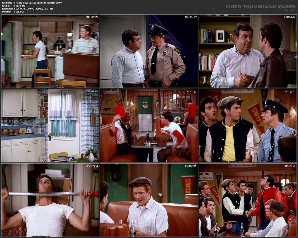 Happy Days S03E09 Fonzie the Flatfoot.mkv