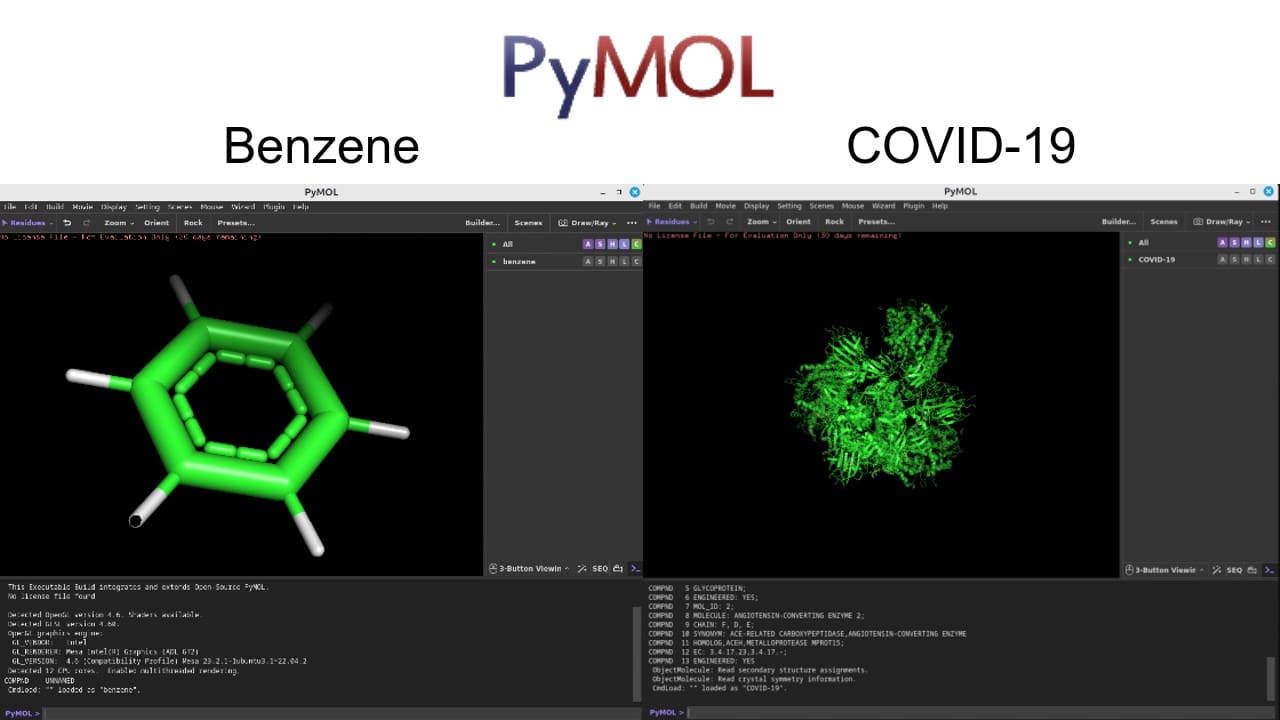 pymol-benzene-covid