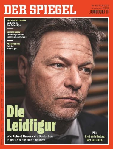 Cover: Der Spiegel Nachrichtenmagazin No 34 vom 20  August 2022