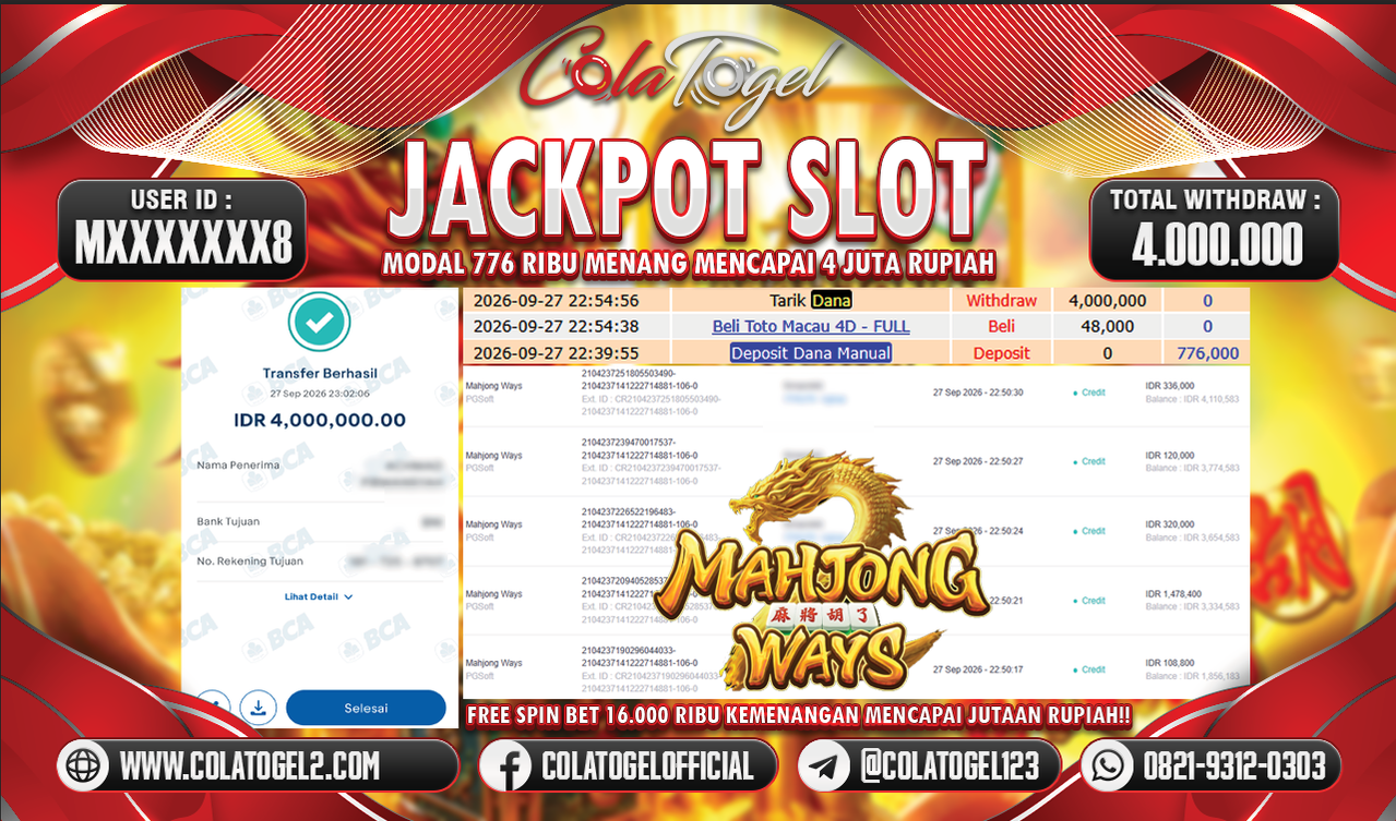 JACKPOT SLOT GACORR !!!