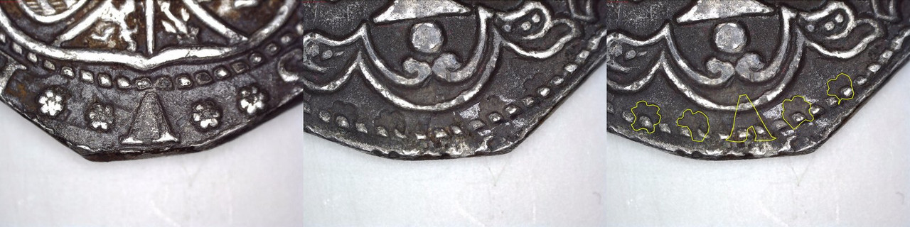 8 Reales Felipe V 1733 Mexico MF - Cliper, entre la macuquina y el columnario - Página 2 Conjunto-repintado-V