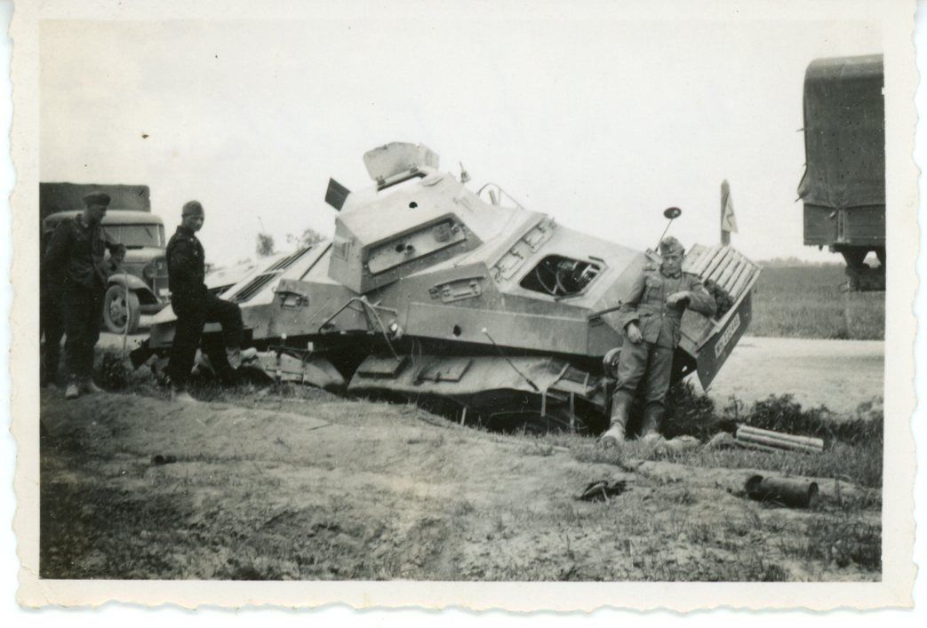 panzerspähwagen 8 Rad Panzer Tank Frankreich Vor