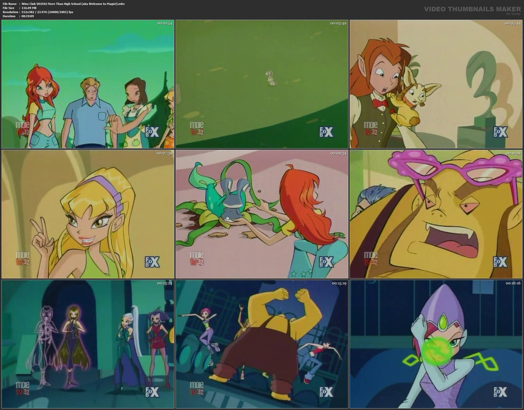 Winx Club S01E02 More Than High School (aka Welcome to Magix!).mkv
