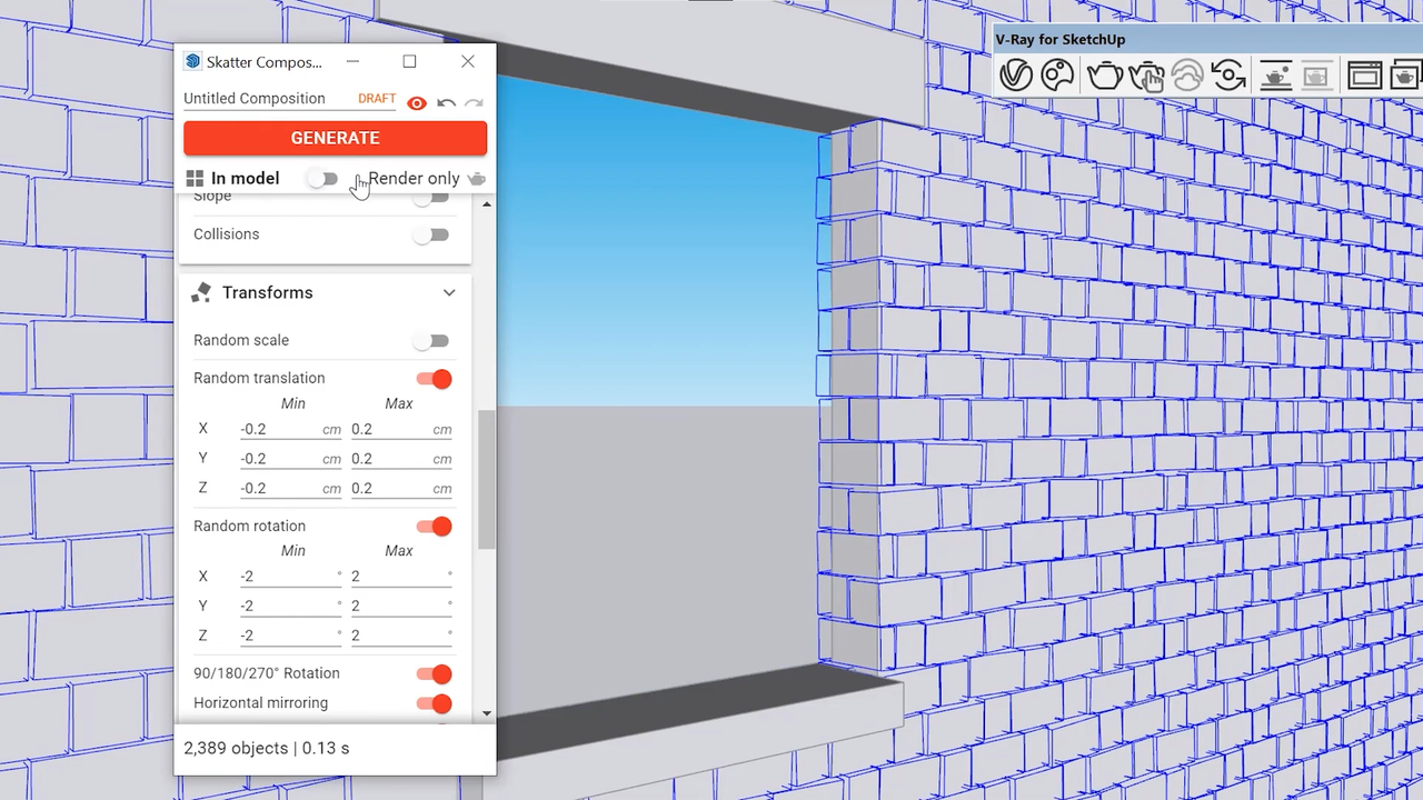 Working with Skatter 2.2.1 for Sketchup 2017 - 2024 full