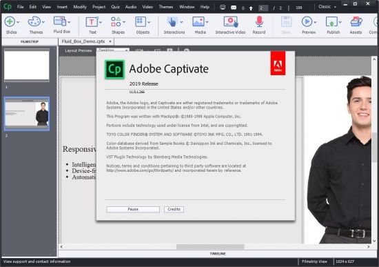 Adobe Captivate 2019 v11.0.1.266 Multilingual | Windows x64