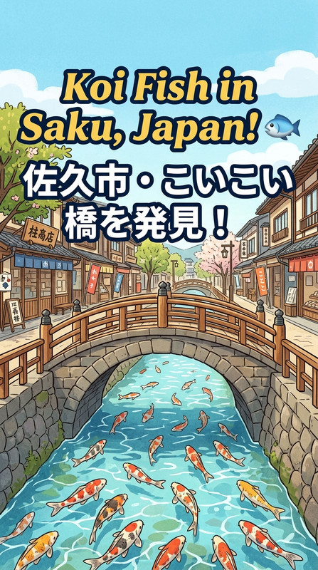 A Hidden Gem in Saku City: Koikoi Bridge
佐久市中込のこいこい橋を発見！
