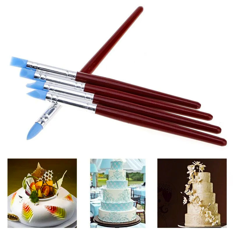 Set Pincel picopay flexibles redondo Plano Angular Para Artes 5pz