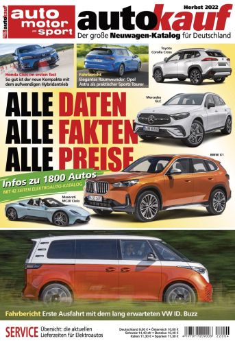 Auto Motor und Sport Magazin Autokauf Herbst 2022
