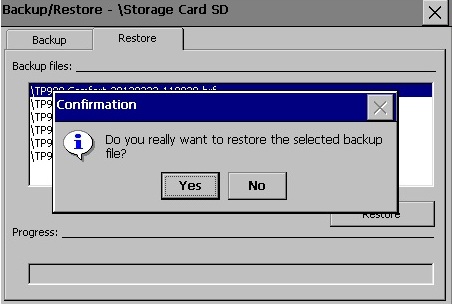 how to download HMI How do you backup/restore with a Comfort Panel?