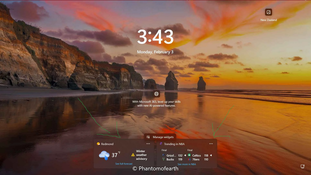 L ecran de verrouillage de Windows 11 va enfin servir à quelque chose