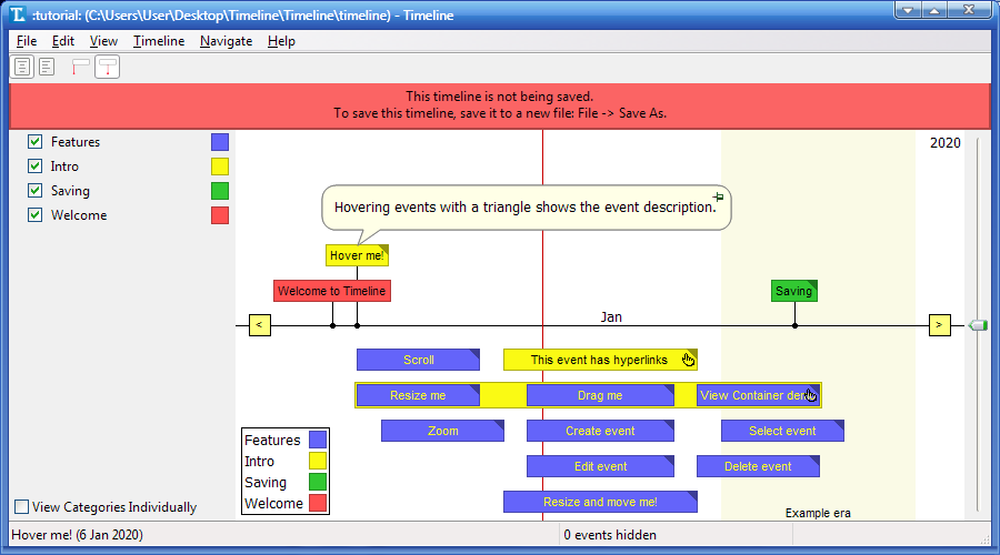 Timeline [Python-based event manager] - The Portable Freeware ...