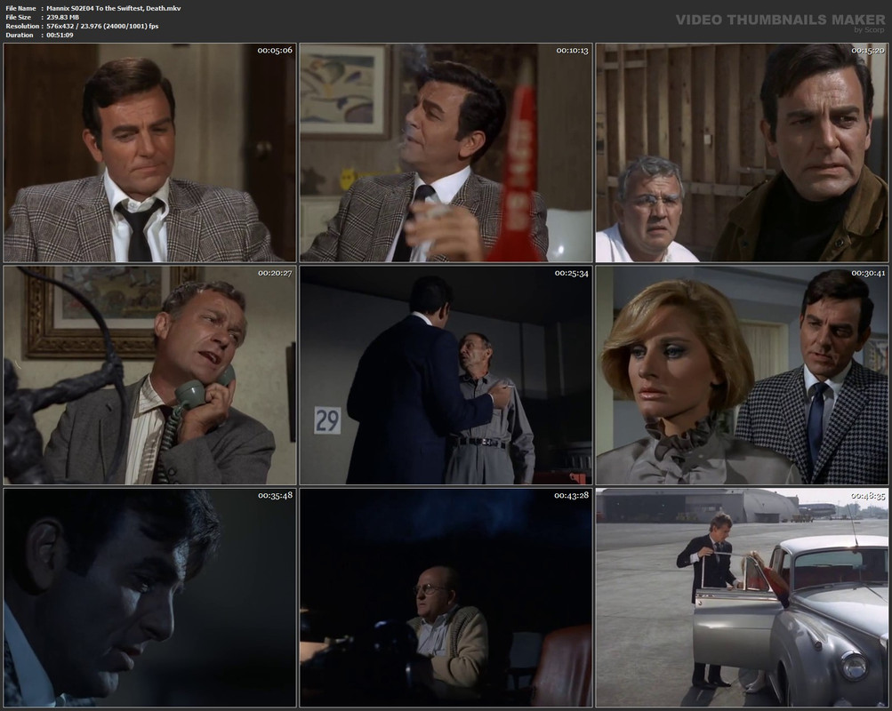 Mannix S02E04 To the Swiftest, Death.mkv