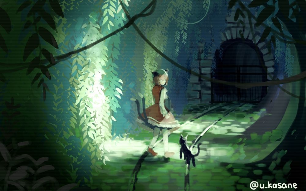 chen-touhou-drawn-by-kasane-9b1bc622638462ca88161068b49e0b72-1