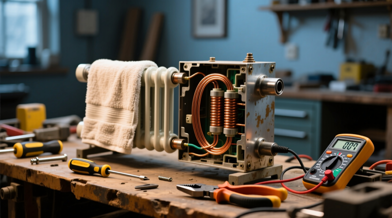 Ремонт подогревателя полотенец