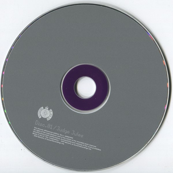 01/04/2023 - Judge Jules & Tall Paul – The Annual - Millennium Edition (2 x CD, Compilation, Mixed)(Ministry Of Sound – ANNCD99)   1999 R-1306801-1375656174-4640
