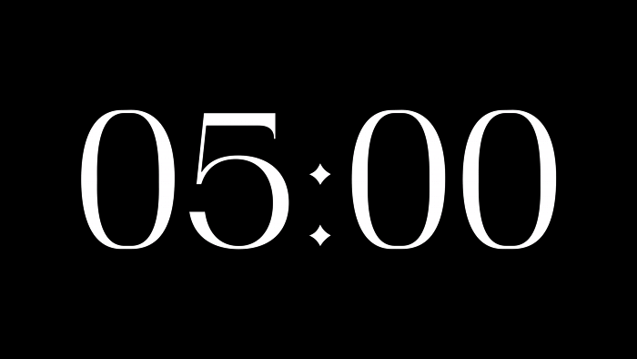 Fondo Transparente Ágora — Cuenta Regresiva de 5 Minutos sin Fondo