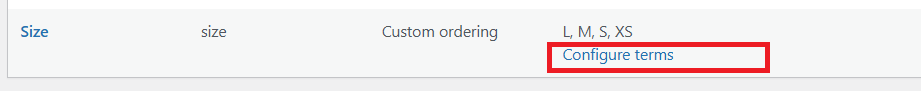 configure term