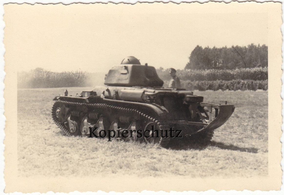 französischer Panzer Tank Char Hotchkiss H-35