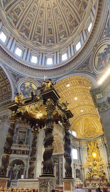 Roma y Florencia en 3 días - Blogs de Italia - Roma: Galería Colonna, único fresco de Caravaggio, Criptas, Vaticano etc (113)