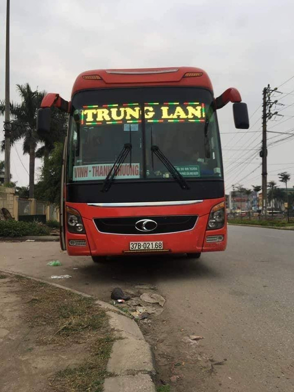 Xe khách Trung Lan là Xe chạy tuyến Nghệ An Bắc Ninh (Thanh Chương - KCN Tiên Sơn)