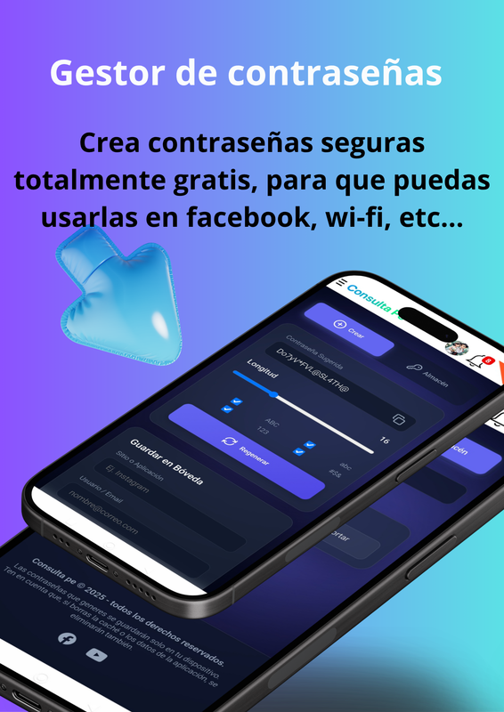 Consulta PE APK - Gestor de contraseñas integrado seguro