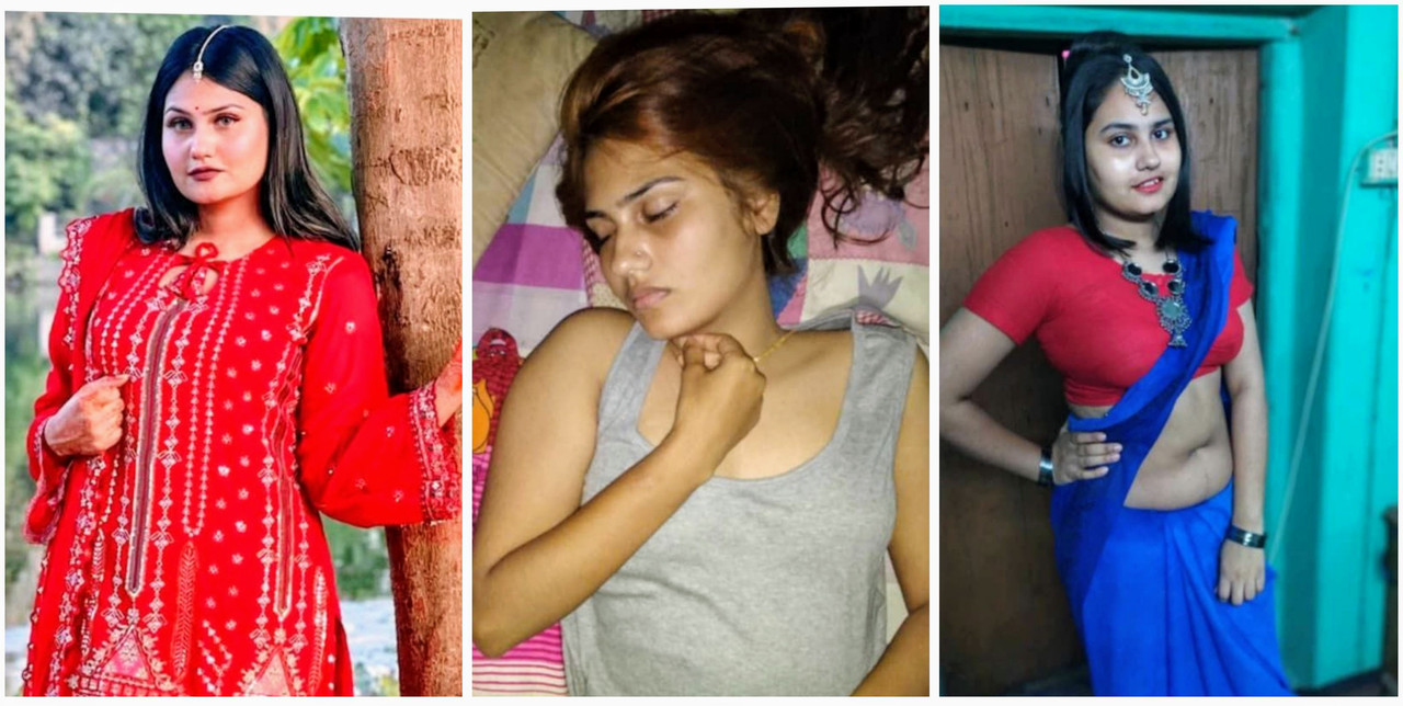 Cute village maal taking bath pics and video collection