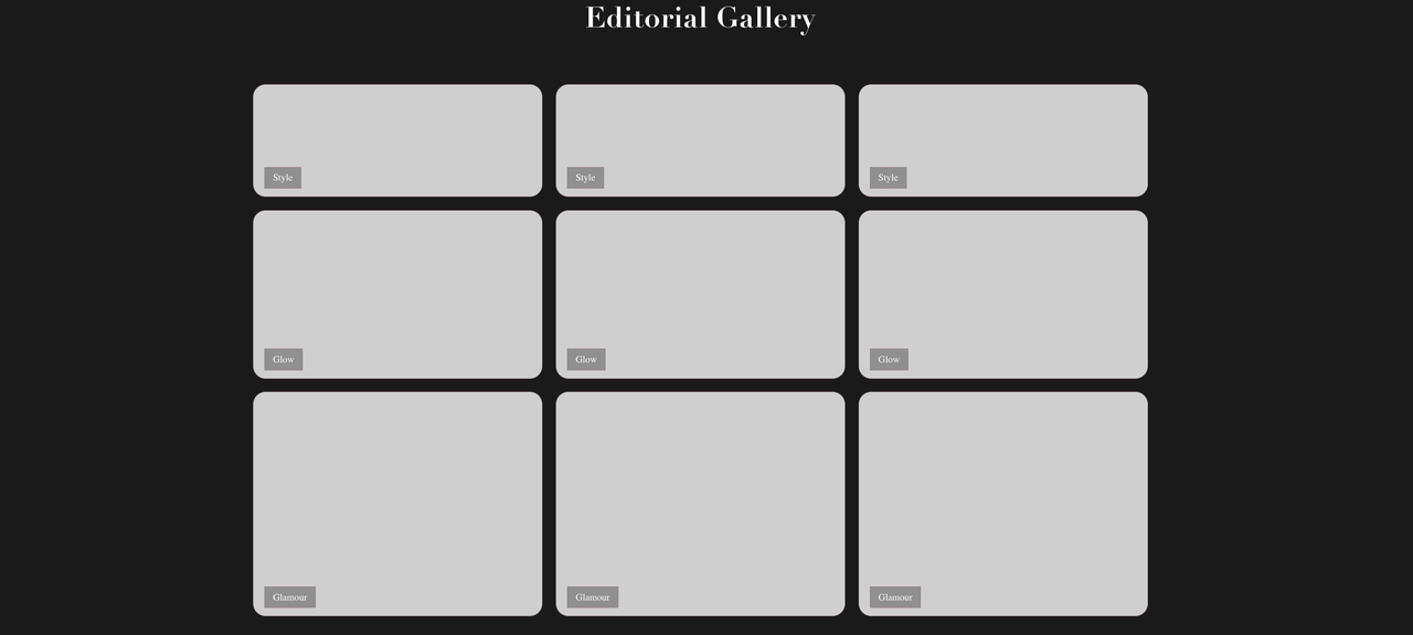 Velour Beauty House desktop – secondary