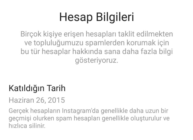 instagram katıldığı tarih